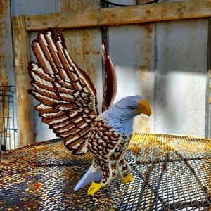 Eagle hook latch art America Harley Crochet Man Cave